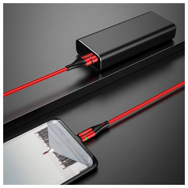  كيبل هوكو - يو اس بي اي إلى مايكرو يو اس بي - 1.2 متر - أحمر 