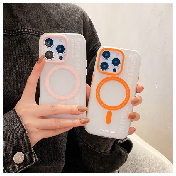  Fashion Case Mobile Cover For iPhone 16 - Pink 