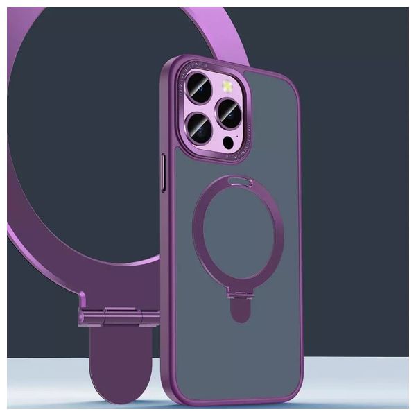  حافظة موبايل فاشن كيس لجهاز ايفون 14 برو - بنفسجي 