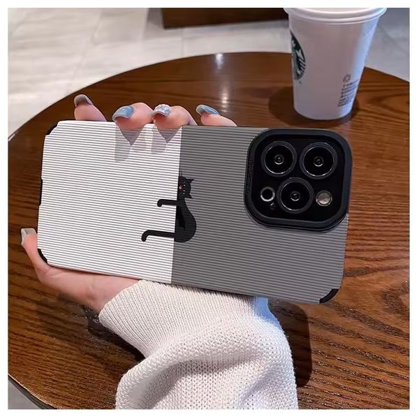  Fashion Case Mobile Cover For iPhone 16 Pro Max - Gray 