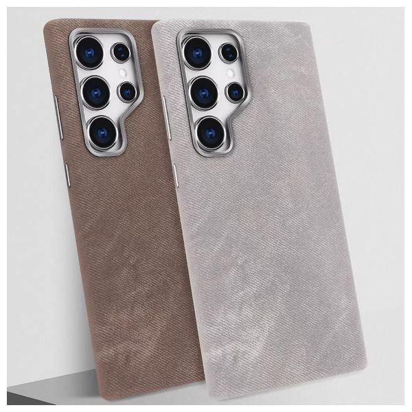  Fashion Case Mobile Cover For Samsung S24 Ultra - Gray 