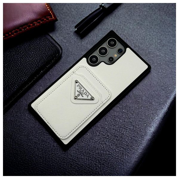  Fashion Case Mobile Cover For Samsung S24 Ultra - White 