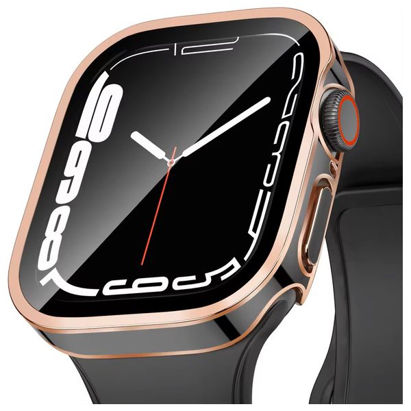  Fashion Case Apple Watch Protective Case - Gold 