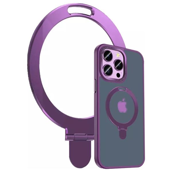  حافظة موبايل فاشن كيس لجهاز ايفون 14 برو - بنفسجي 