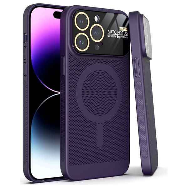  Fashion Case Mobile Cover For iPhone 14 Pro max - Purple 