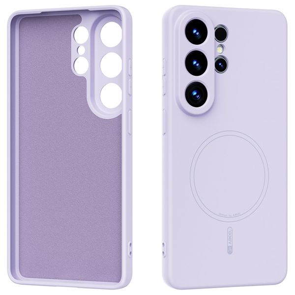  Fashion Case Silicone Case for Samsung Galaxy S26 Ultra - Purple 