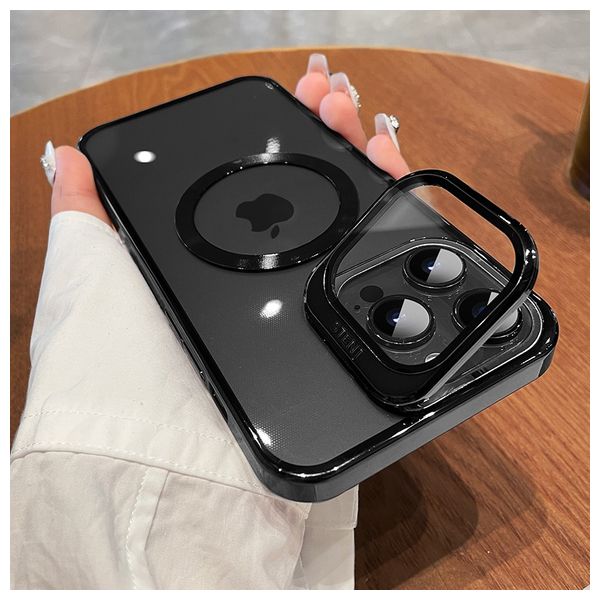  Fashion Case Mobile Cover For iPhone 15 Pro - Transparent 