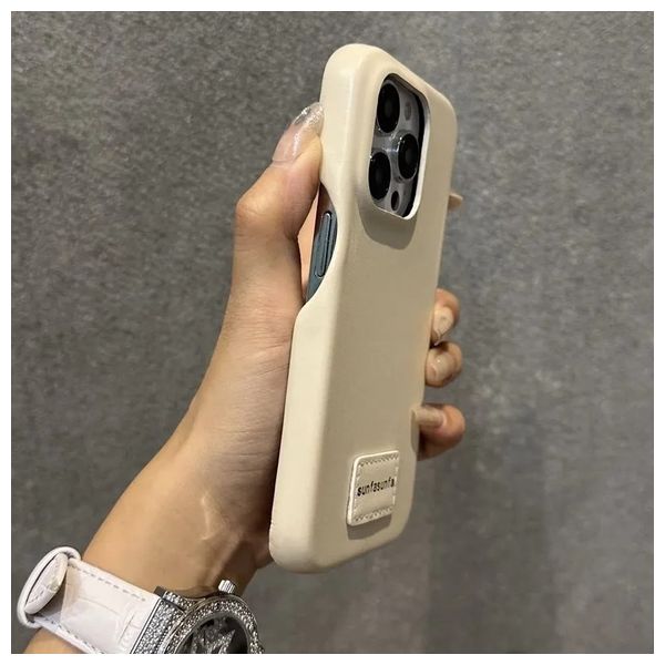  حافظة موبايل فاشن كيس لجهاز ايفون 16 برو - بني 