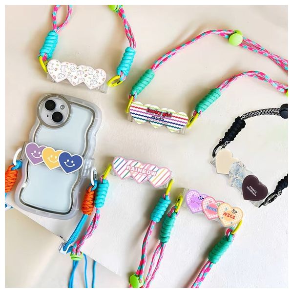 Fashion Case Clip and Hanging Rope for Mobile 