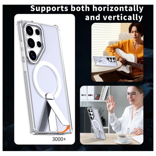  Fashion Case Mobile Cover For Samsung S24 Ultra - Transparent 