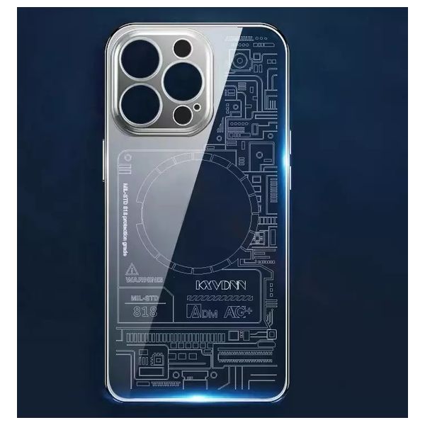  حافظة موبايل فاشن كيس لجهاز ايفون 14 برو ماكس - شفاف 