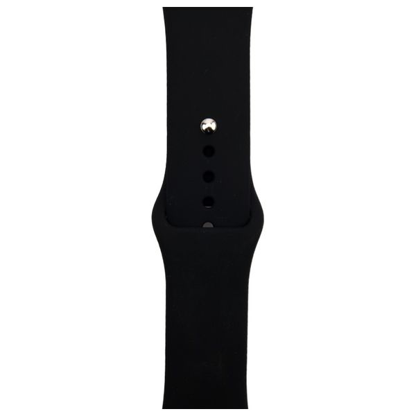  Infinity Tech Silicone Band for Apple Watch - 42/44/45/46/49mm - Black 