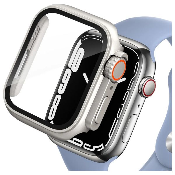  Fashion Case Apple Watch Protective Case - Silver 