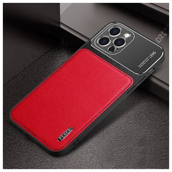  Fashion Case Mobile Cover For iPhone 12 - Red 
