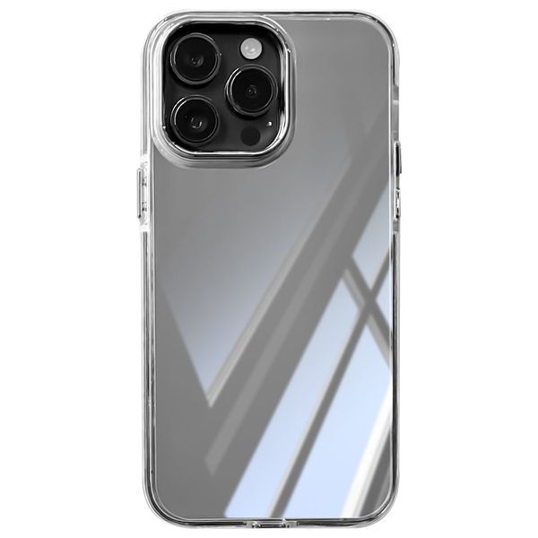  Fashion Case Mobile Cover For iPhone 15 Pro - Silver 