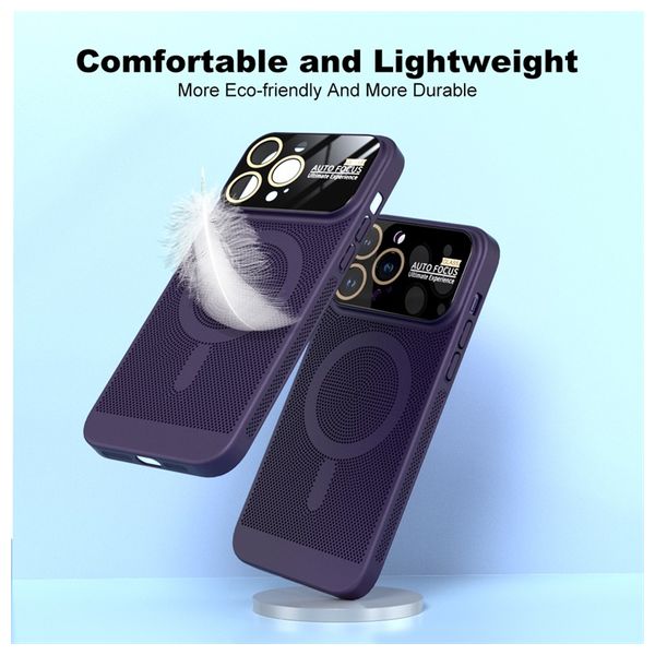  Fashion Case Mobile Cover For iPhone 14 Pro max - Purple 