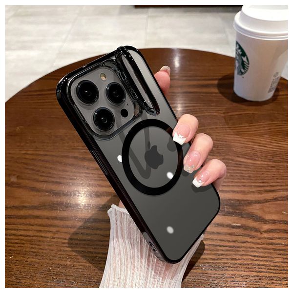  Fashion Case Mobile Cover For iPhone 15 Pro - Transparent 