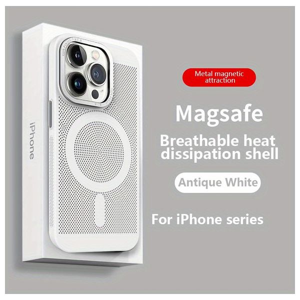  Fashion Case Mobile Cover For iPhone 15 Pro Max - White 