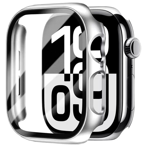  حافظة فاشن كيس لحماية ساعة آبل 10, 42 ملم - فضي 