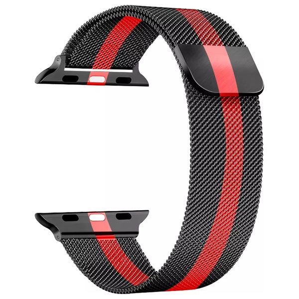  Infinity Tech Stainless Steel Band for Apple Watch - 42/44/45/46/49 - Black 