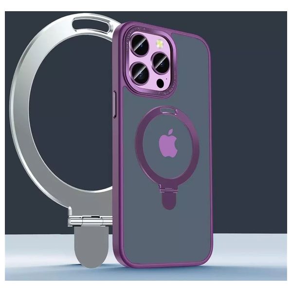  حافظة موبايل فاشن كيس لجهاز ايفون 14 برو - بنفسجي 