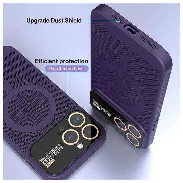  Fashion Case Mobile Cover For iPhone 14 Pro max - Purple 