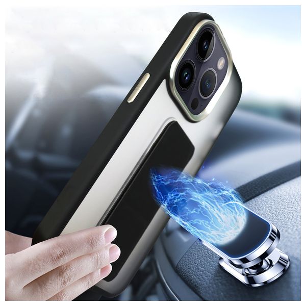  Fashion Case Mobile Cover For 15 Pro - Black 