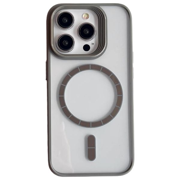  Fashion Case Mobile Cover For iPhone 15 Pro - Titanium Gray 