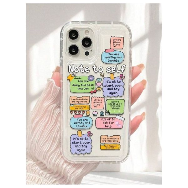  Fashion Case  Mobile Cover For iPhone 16 Pro Max - Transparent 