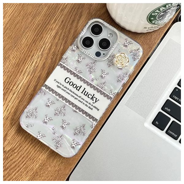  Fashion Case Mobile Cover For iPhone 16 Pro - Silver 