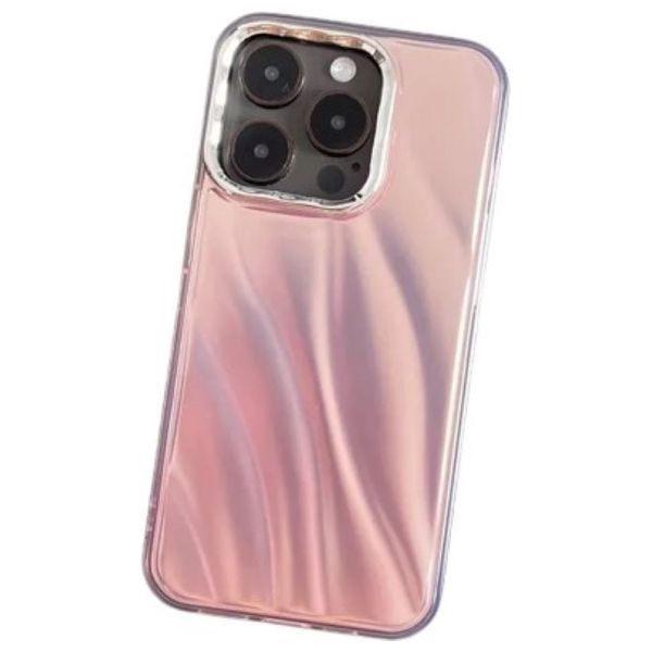  حافظة موبايل فاشن كيس لجهاز ايفون 15 برو - وردي 