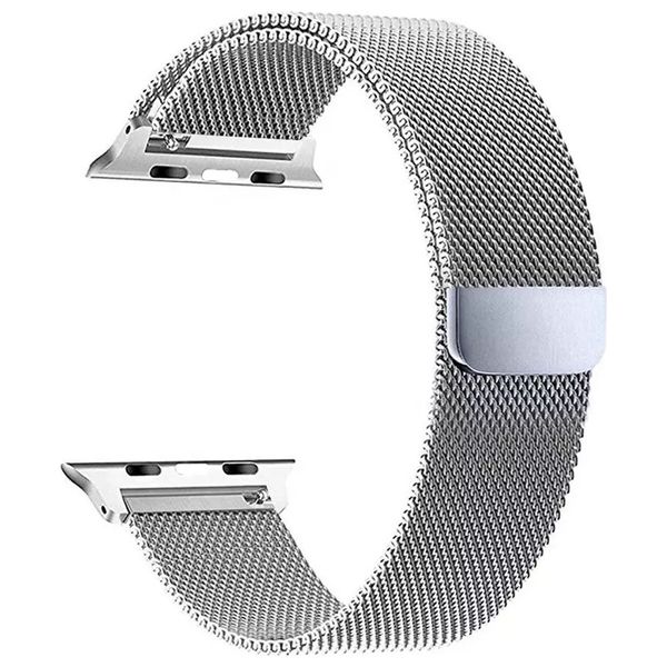  Infinity Tech Stainless Steel Band for Apple Watch - 38/40/41/42mm - Silver 