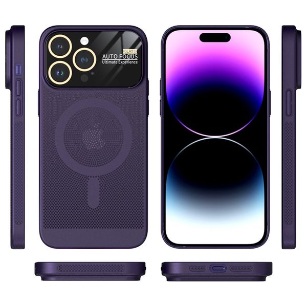  Fashion Case Mobile Cover For iPhone 14 Pro max - Purple 
