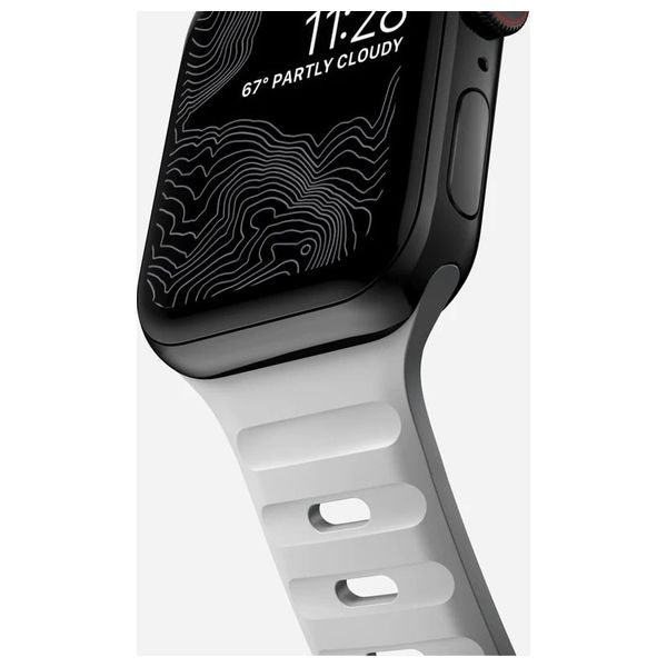  سوار انفنيتي تك سليكون لساعة آبل - 38/40/41/42 ملم 