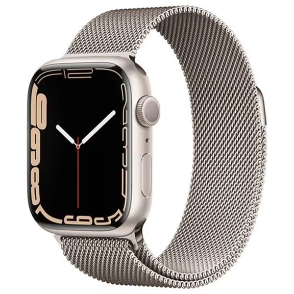  Infinity Tech Stainless Steel Band for Apple Watch - 38/40/41/42mm - Natural Titanium 