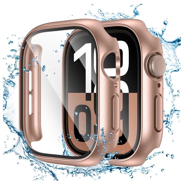  حافظة فاشن كيس لحماية ساعة آبل 10, 42 ملم - وردي 