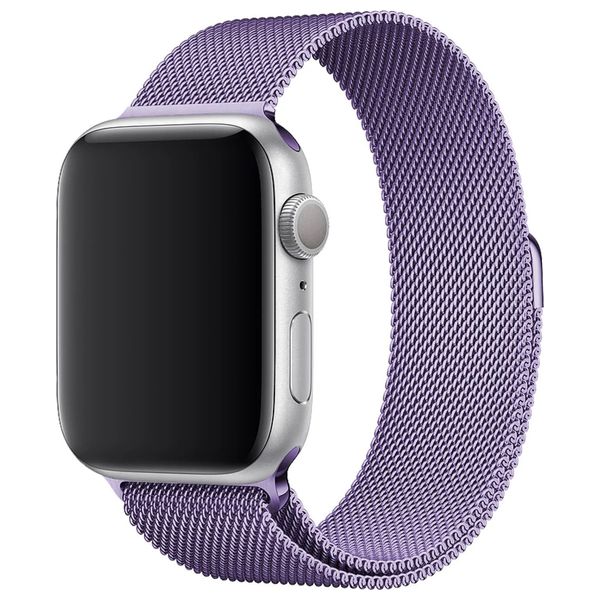  Infinity Tech Stainless Steel Band for Apple Watch - 42/44/45/46/49mm - Purple 