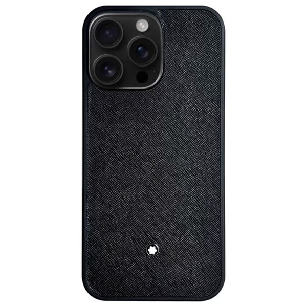  Fashion Case Mobile Cover For iPhone 16 Pro Max - Black 