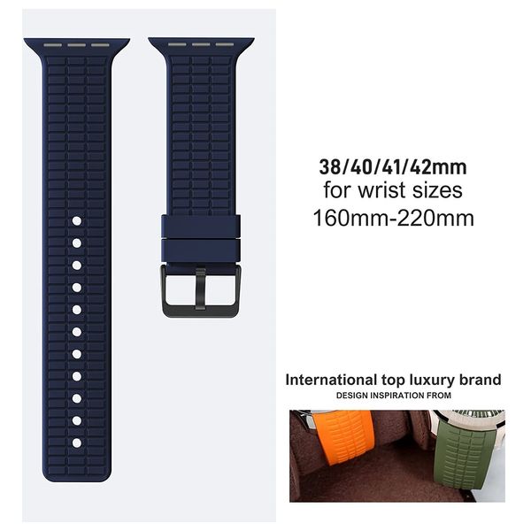  Infinity Tech Sports Silicone Band for Apple Watch - 38/40/41/42mm 