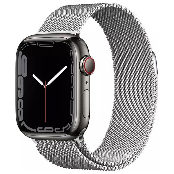  Infinity Tech Stainless Steel Band for Apple Watch - 38/40/41/42mm - Silver 