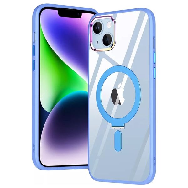  حافظة موبايل فاشن كيس لجهاز ايفون 14 - ازرق فاتح 