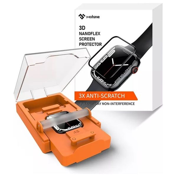  واقي الشاشة انفنيتي تك لحماية  ساعة آبل - شفاف 