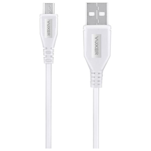  Voxer - USB-A to Micro - 25 cm - White 