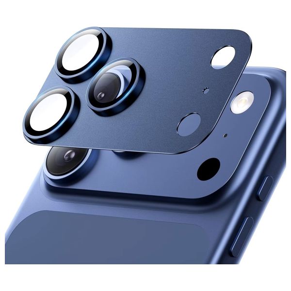 Infinity Tech Camera Protector For iPhone 17 Pro Max - Deep Blue