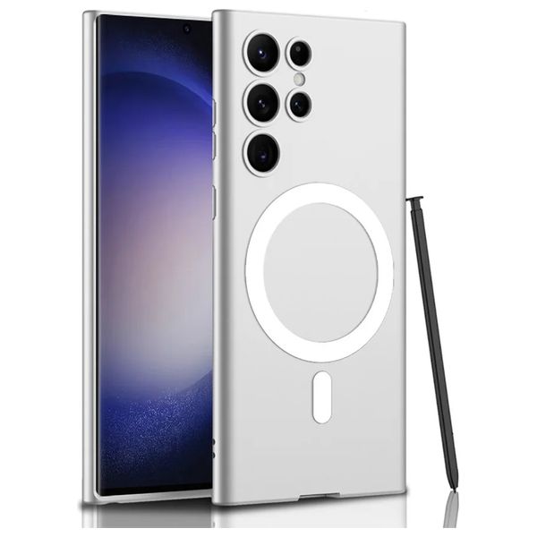  حافظة موبايل فاشن كيس لجهاز سامسونج S24 الترا - سلفر 