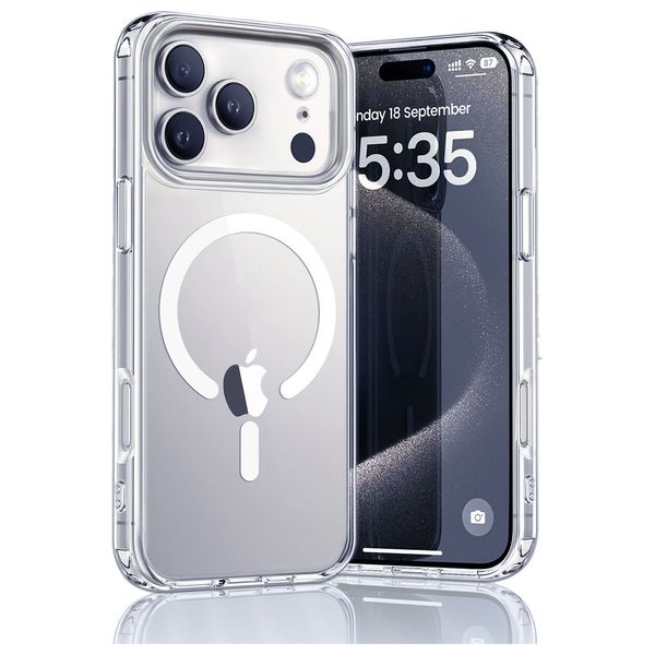  حافظة موبايل فاشن كيس آيفون 17 برو ماكس - شفاف 