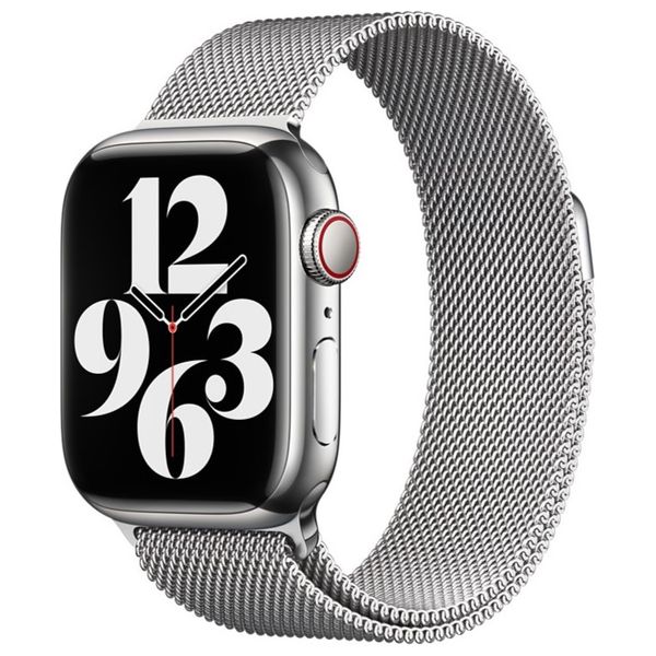  Infinity Tech Stainless Steel Band for Apple Watch - 38/40/41/42mm - Silver 