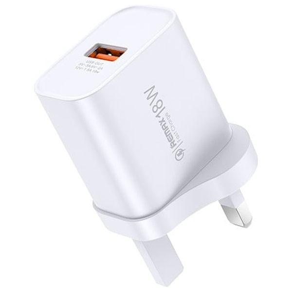  Remax RP U119 - Wall Charger - 18W - 1 Port - White 