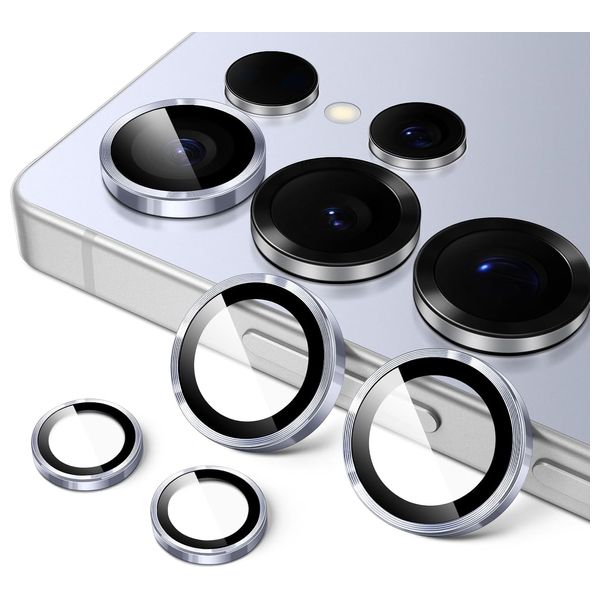 Infinity Tech Camera Protector for Samsung Galaxy S25 Ultra - Titanium SilverBlue