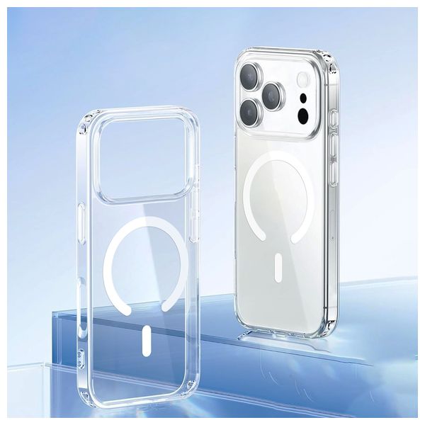  حافظة موبايل فاشن كيس آيفون 17 برو ماكس - شفاف 